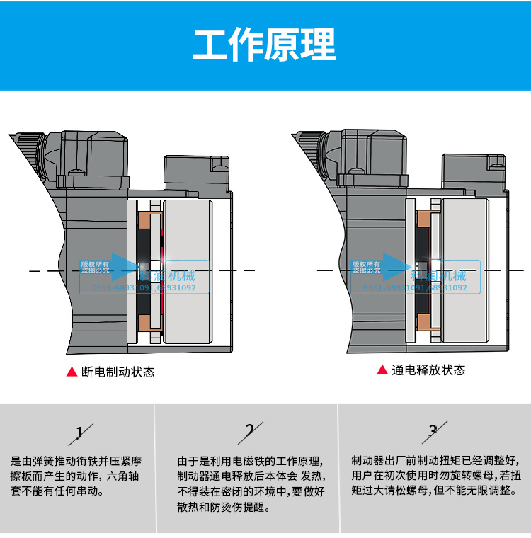 伺服電機制動器工作原ç